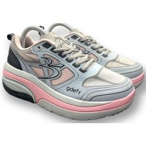 Gdefy Gravity Defyer Womens Size 8 Run Spring Shoes Gray Pink Shoes TB9022FGP